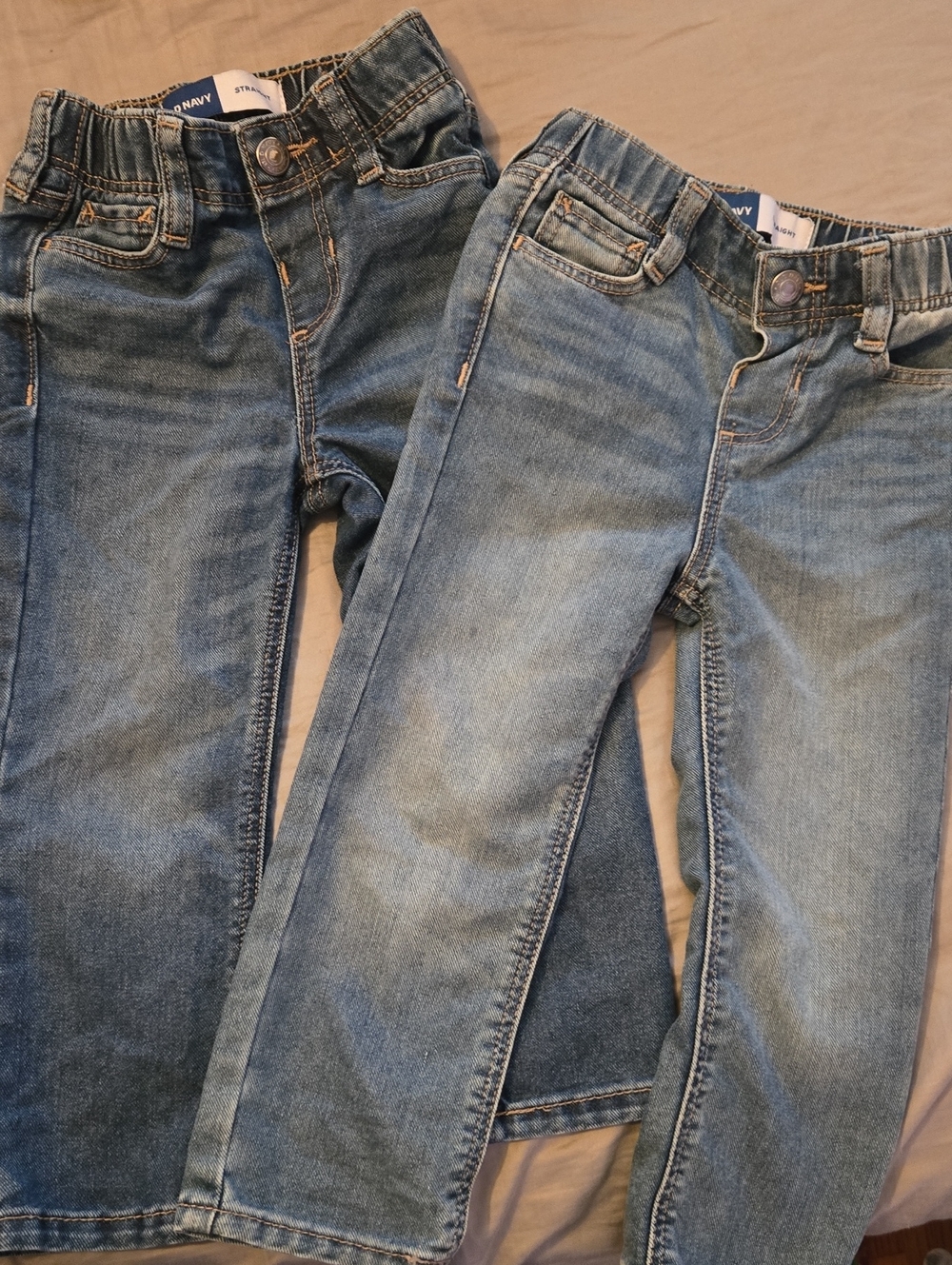 Old Navy Light Blue Kids Denim Jeans - Pair of Blue Wash Jeans
